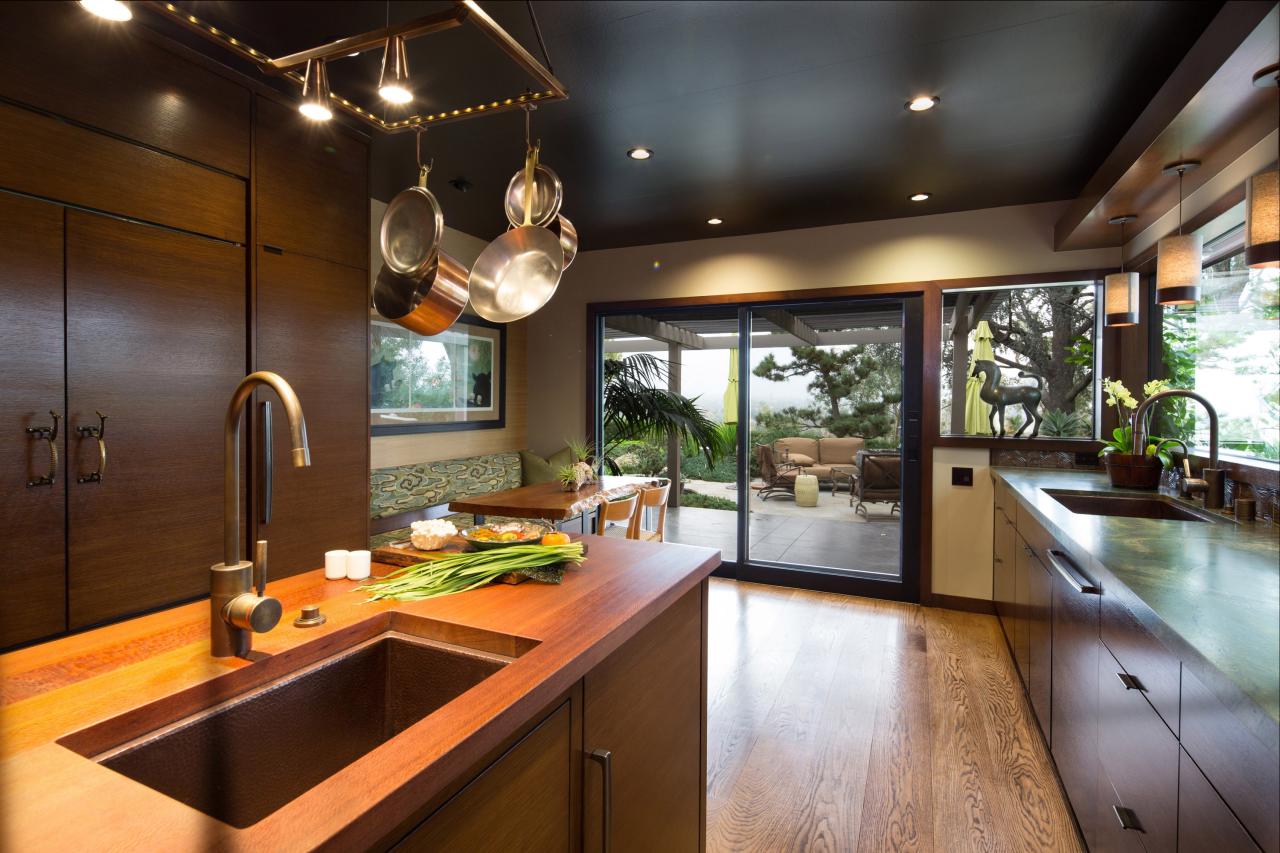Asian Small Kitchen Design Japanese Style Kitchen With Skylights